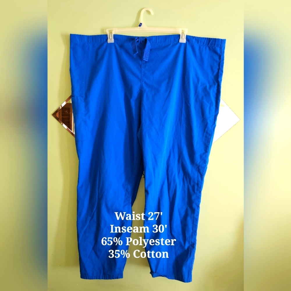 🩷 Cherokee 3x Royal Blue Scrub Pant